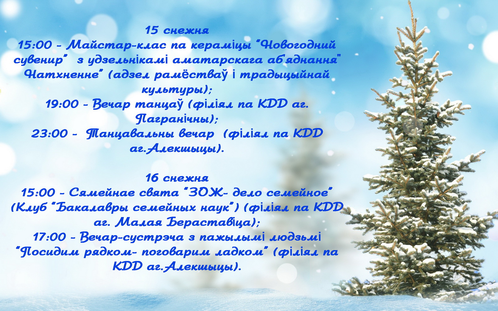 Winter Spruce snowy winter 069463 копия 2